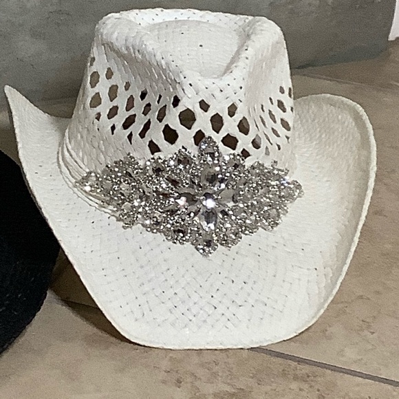 Unique Styles hat Accessories Cowgirl Rhinestone Hat Cowboy Bling